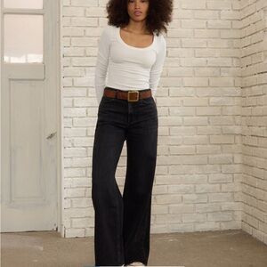 NYT Super High-Waisted Baggy Wide-Leg Jeans